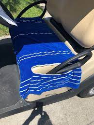 Golf Cart Seat Cover Royal Blue With