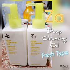 za deep cleansing oil fresh type