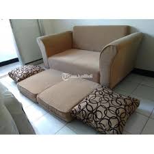 promo murah sofabed warna krem bekas