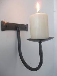 Gothic Wall Sconce Big Candle Holder