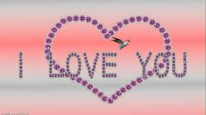 l love you greeting video animation