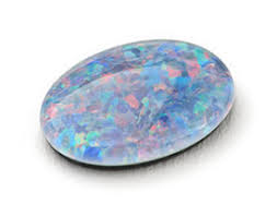 weißer opal schmuck art
