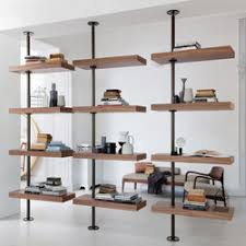 shelving floor to ceiling tensioned