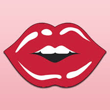 beautiful lips stickers emoji by