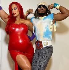 Endorsed by the man himself. Pregnant Ashley Graham Dresses Up As Knocked Up Jessica Rabbit In Skintight Latex For Halloween