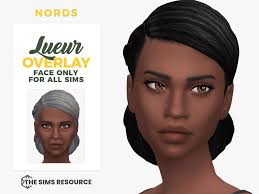 the sims resource lueur face overlay