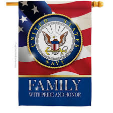 Navy Family Honor House Flag