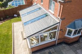 Lean To Conservatory With A Solid Roof