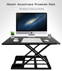 Uplift desk v2 2021 starting price: Height Adjustable Standing Desk Converter Ergonomic Sit Stand Black Defy Desk