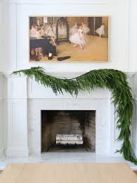 How To Hang Garland On The Mantel