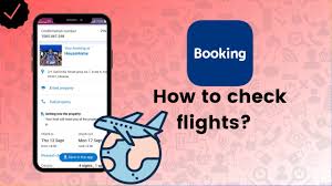 how to check flights on booking com