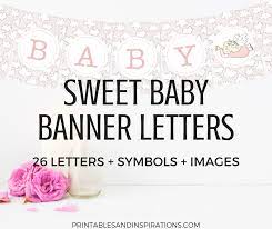 free printable baby shower decorations