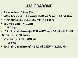 Amiodarone Drip Rate Related Keywords Suggestions