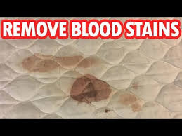 how to get blood out of mattress using