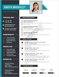5 free resume templates in word for