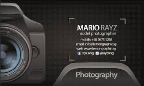 photographer business card psd template