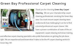 carpet cleaning in green bay wi