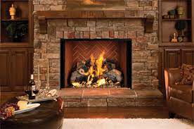 lennox estate wood burning fireplace in