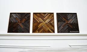 天鹅绒 木墙艺术模块化油画 一套3件 設計