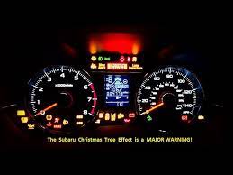 all warning lights on christmas tree