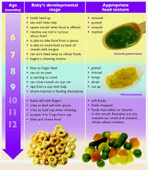 When To Feed Baby Solid Foods Chart Solid Foods For Babies