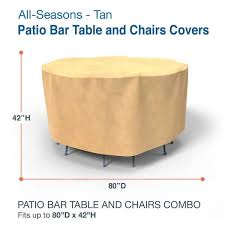 Large Patio Bar Table And Chairs Covers