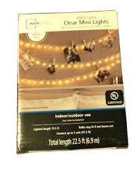 clear mini lights indoor outdoor white