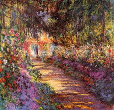 garden at giverny 1902 by claude monet