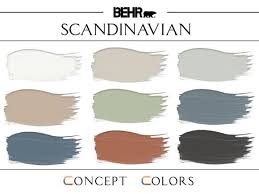 Scandinavian House Color Palette Behr