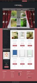 Website Templates For Curtains Custom Website Template For