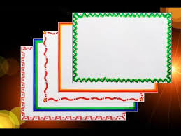 Borders And Frames Designs Borders For Cards School