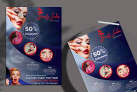 makeup beauty salon free psd flyer