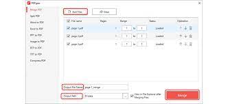 how to merge pdf file offline pdfgear