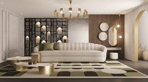 large sofa with soft shapes idfdesign