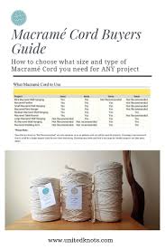 What Macrame Cord To Use For Crochet Macrame Macrame