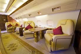 most luxurious private jet interiors