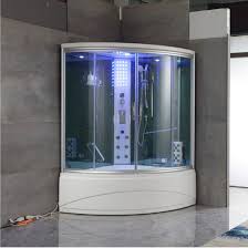 Corner Bathroom Shower Wet Steam Room