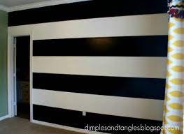 How I Painted A Perfectly Striped Wall