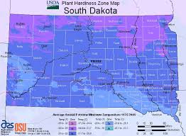 usda map of south dakota plant zones