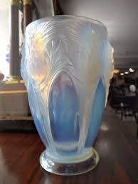 Verlys Art Glass Vase Antiques To Buy