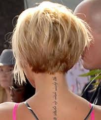 Very short wedge hairstyle back view. Back View Short Wedge Haircut 1000 Ideas About Short Wedge Haircut On Pinterest Wedge Haircu Short Stacked Hair Blonde Bob Haircut Short Stacked Bob Hairstyles
