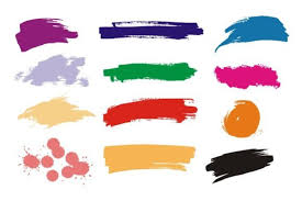 Abstract Color Brush Graphic By