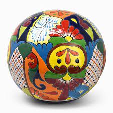 Talavera Garden Sphere Colorful