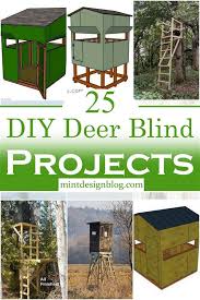 25 homemade diy deer blind projects