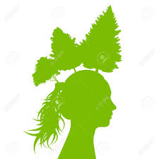 Tête De Femme Avec L'arbre Concept De L'écologie Verte Clip Art Libres De  Droits , Vecteurs Et Illustration. Image 32531146.