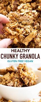 healthy chunky granola recipe vegan