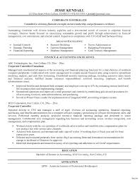 Financial Controller Cover Letter Ideas For Resume Recommendation