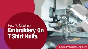 It provides both embroidery and sewing features and many other exclusive features that why brother brand? How To Machine Embroidery On T Shirt Knits