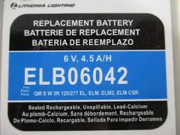 Lithonia Lighting Elb06042 6v 4 5ah Sealed Lead Acid Replacement Battery Auction Auction Nation