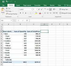 create pivot table calculated fields
